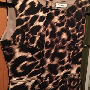 Calvin Klein Leopard Print Dress